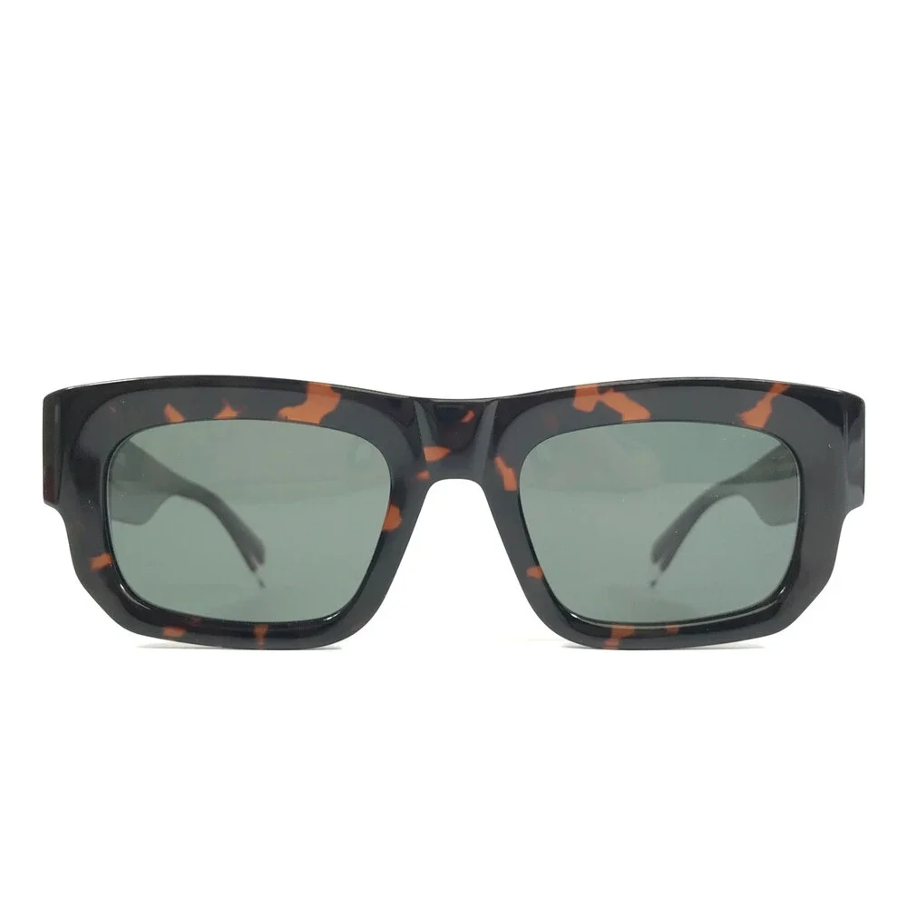 Gigi Studios Sunglasses MAGNO 6851/2 Dark Tortoise Frames Green Polarized Lenses